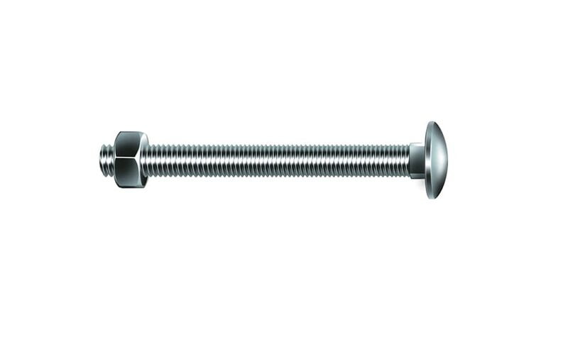 Exterior Coach Bolt and Nut M10 220mm 4047